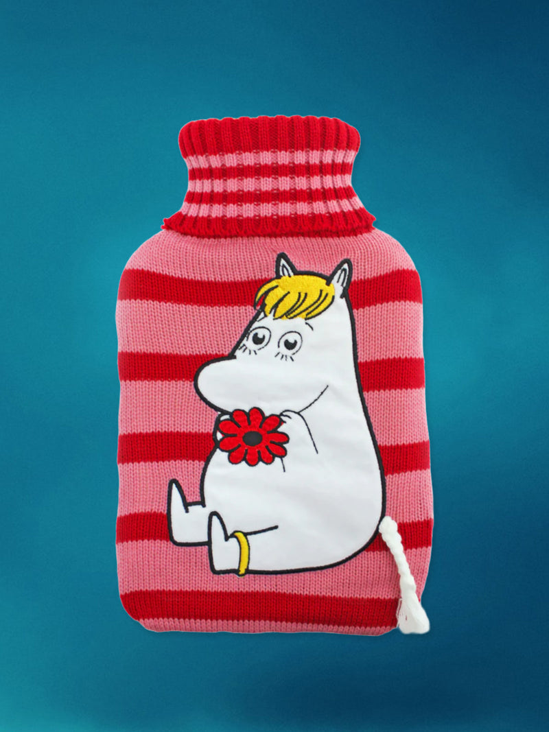 Moomins Hot Water Bottle - Red Stripe