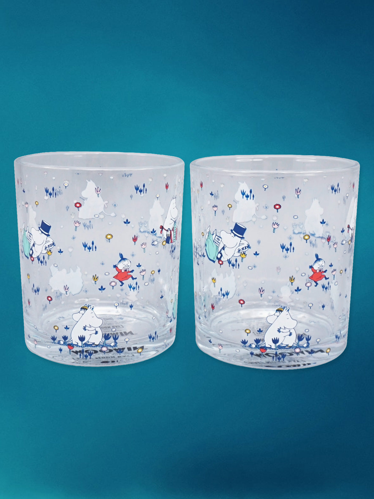 Moomins Glass Tumblers - Set of 2