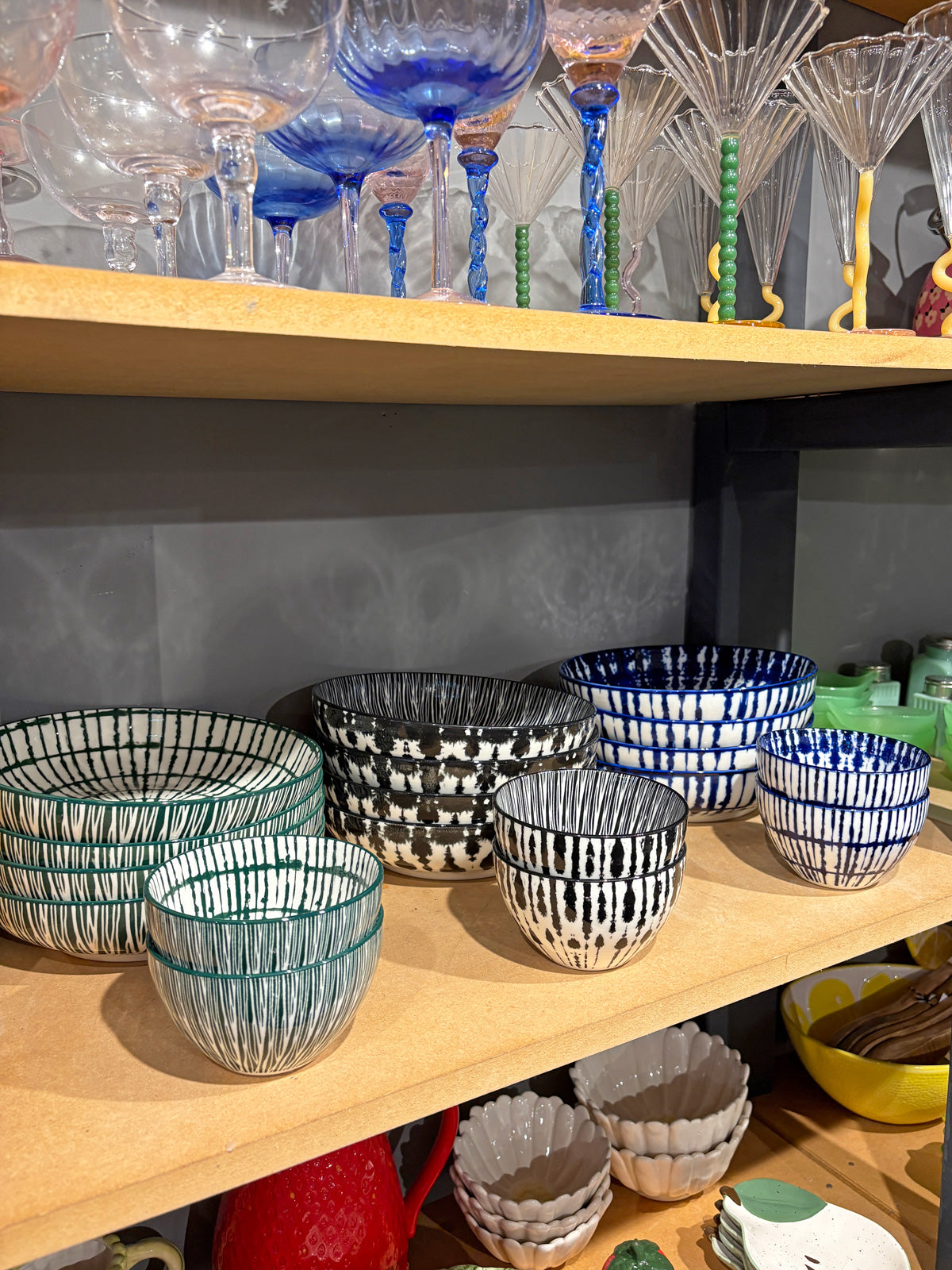 Ceramic Amari Bowl 12cm - Blue & White