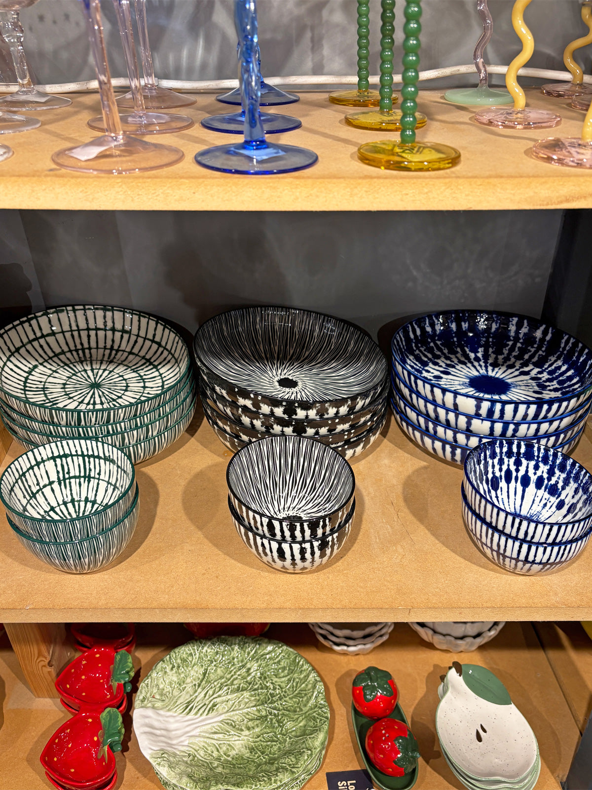 Ceramic Amari Bowl 12cm - Blue & White