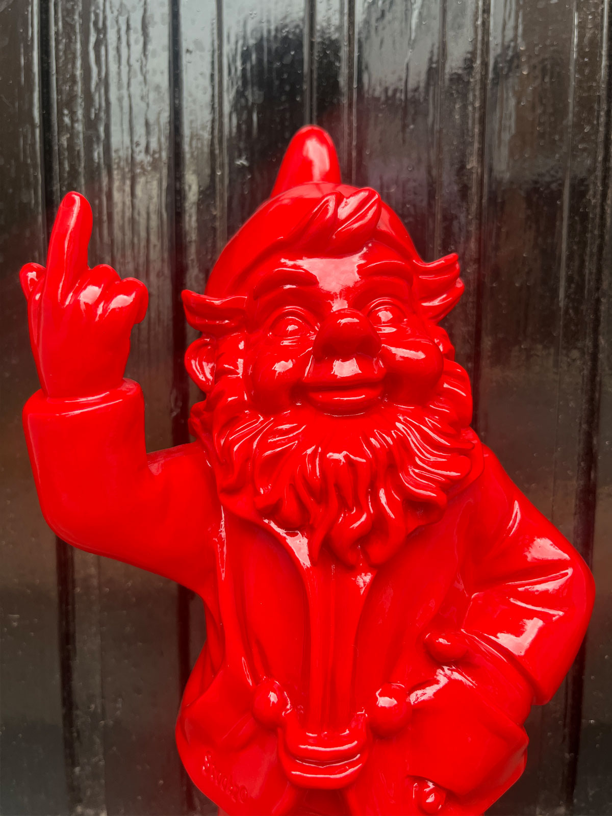 Naughty Finger Gnome 32cm - Red