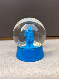 Snow Globe Naughty Finger Gnome - Blue
