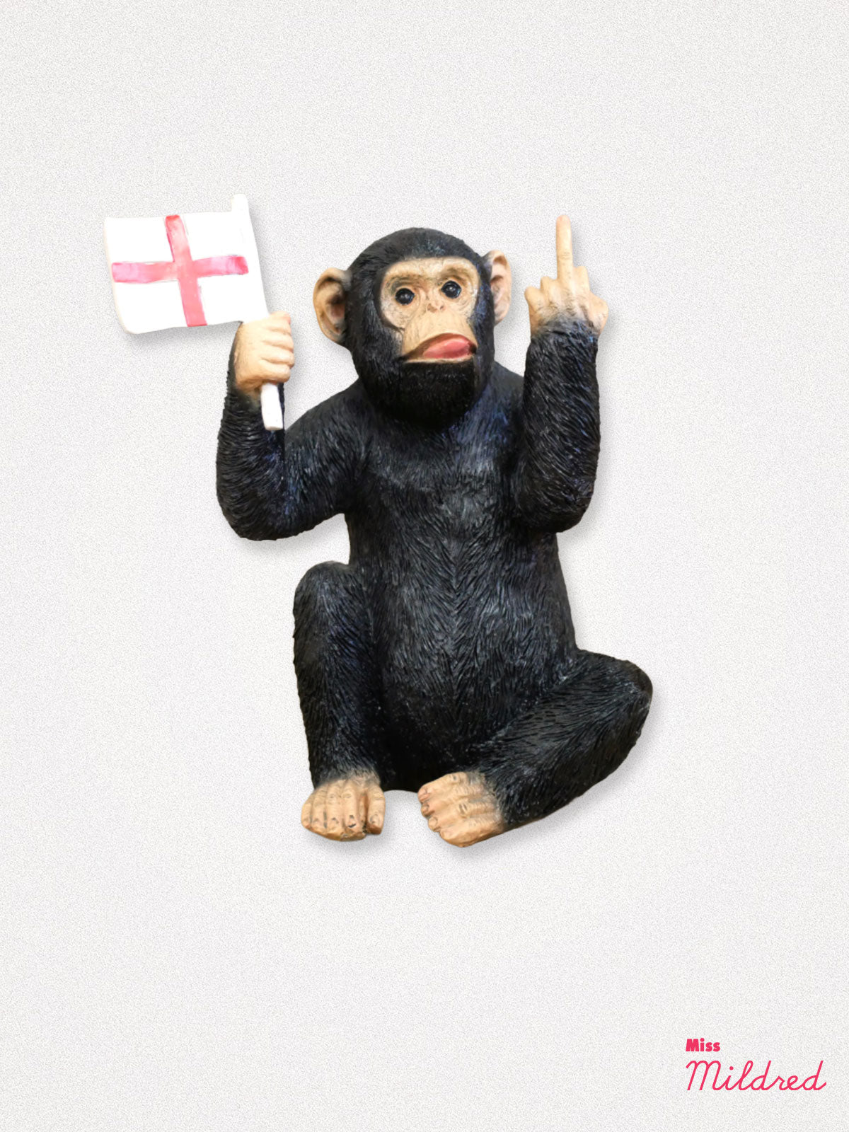 Up Yours Finger Monkey England Flag - Medium