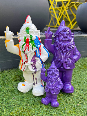 Naughty Finger Gnome 20cm - Multi Splat