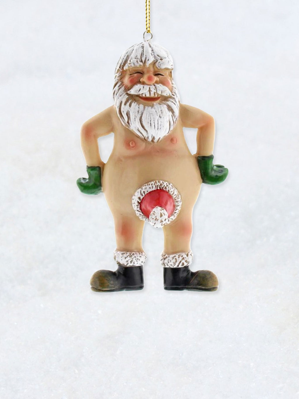 Christmas Decoration -  Naughty Naked Santa
