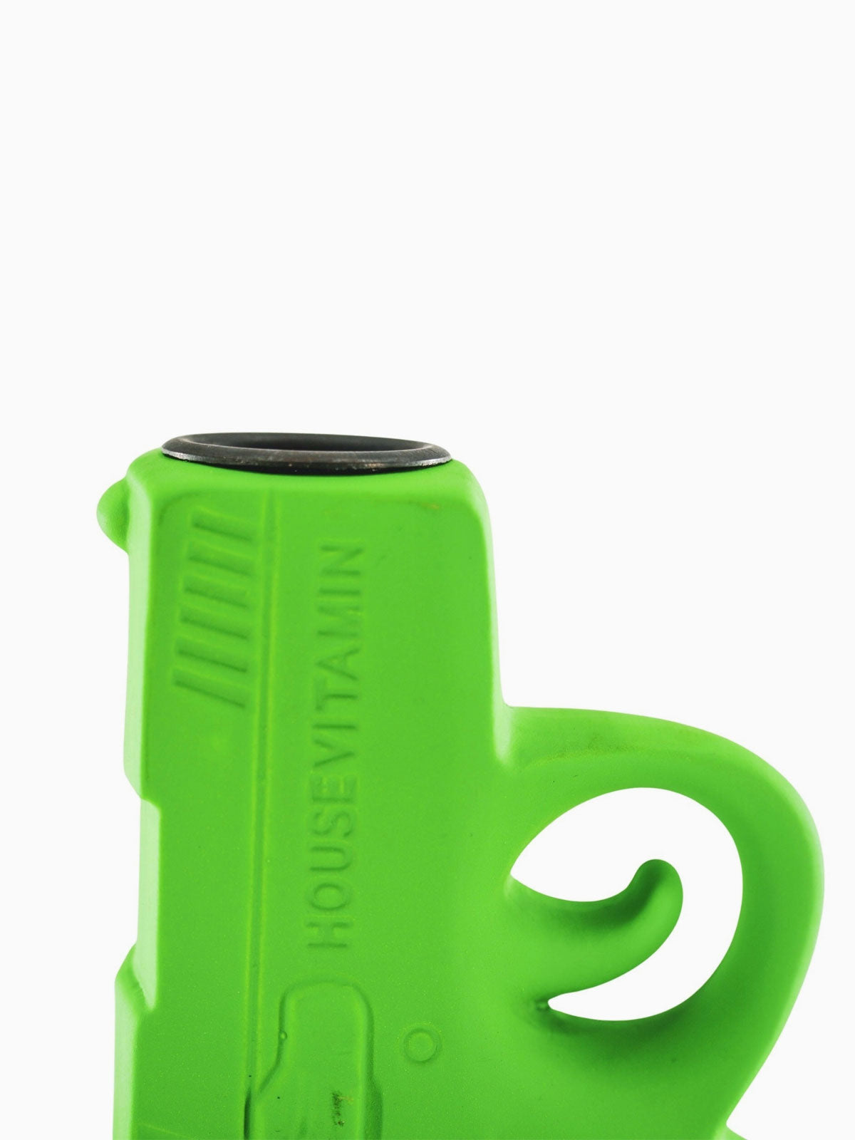 Gun Shaped Candle Holder - Neon Green