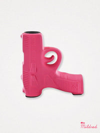 Gun Shaped Candle Holder - Neon Pink