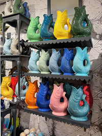 Gurgly Glug Jug Vase Extra Large - Coral