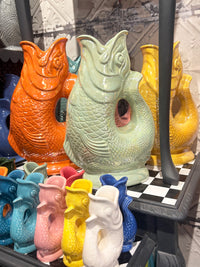 Gluggle Jug Extra Large Pistachio Green Lustre