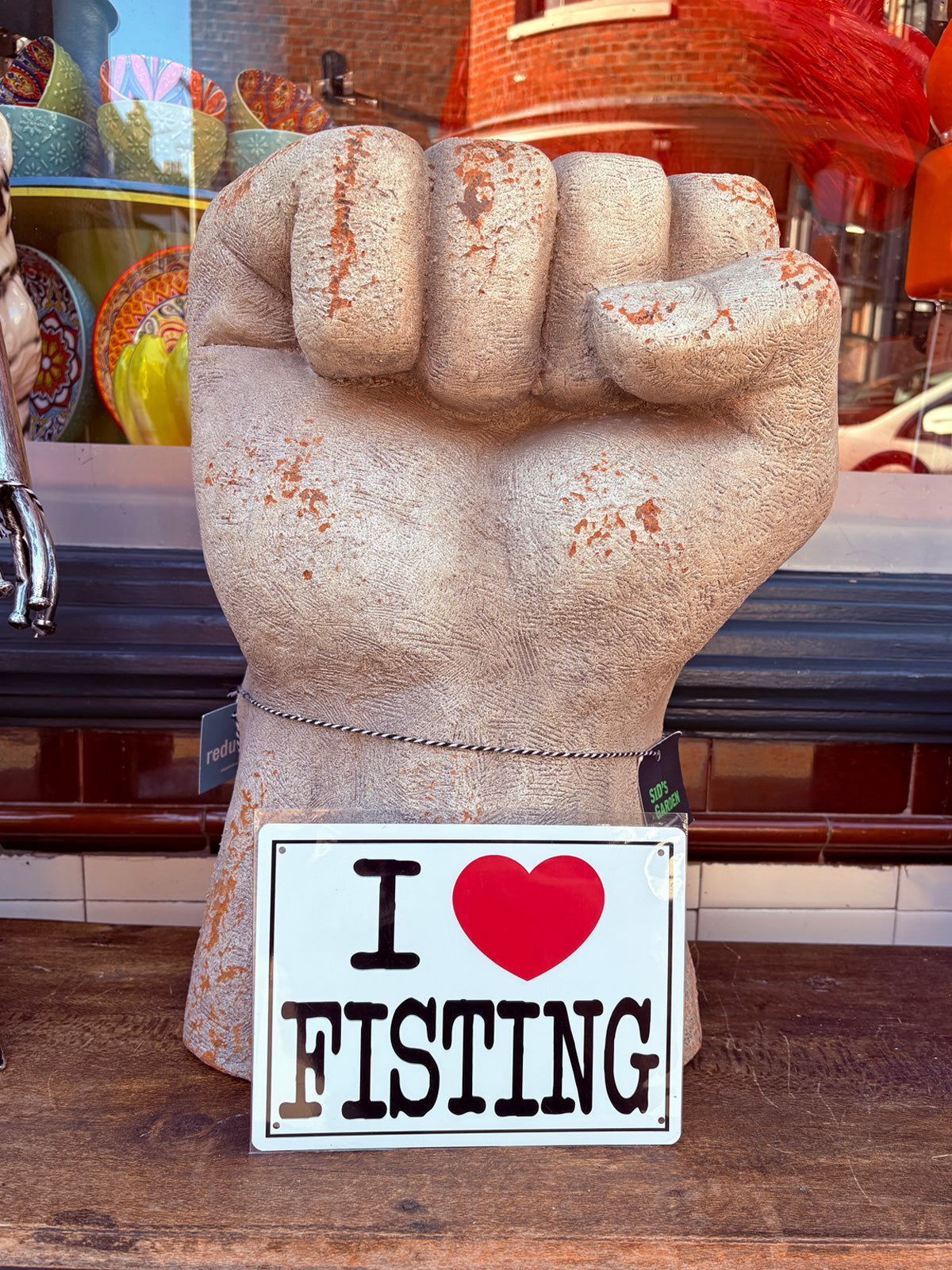 I Love Fist - Metal Tin Sign