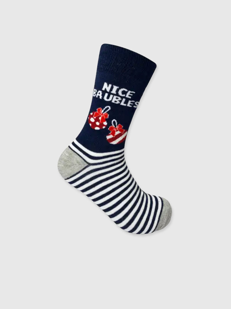 Nice Baubles Christmas Socks- Unisex