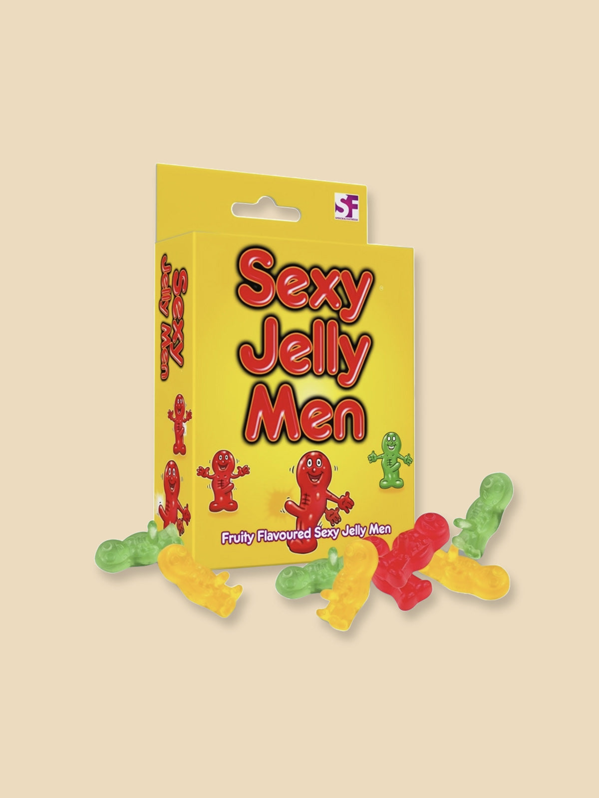 Novelty Shaped Naughty Jelly Men Sweets - 120g