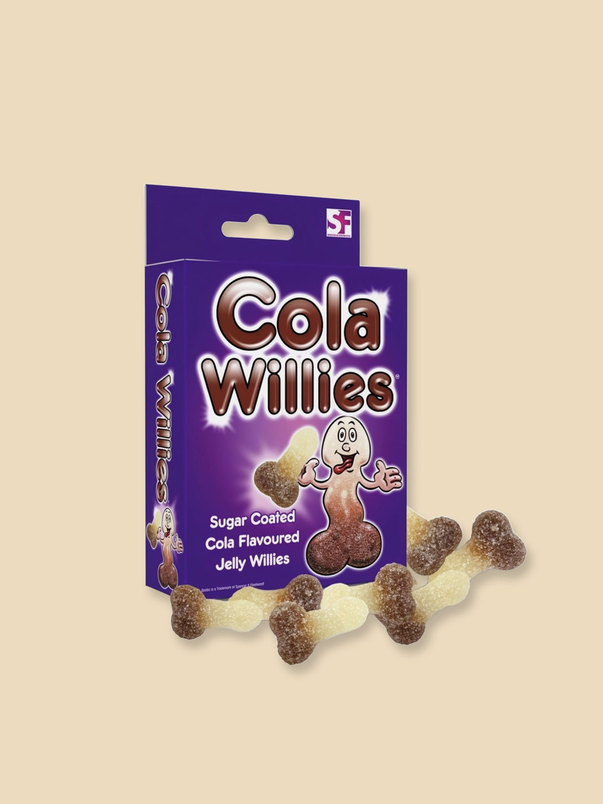 Novelty Cola Flavoured Shaped Willies - 120g