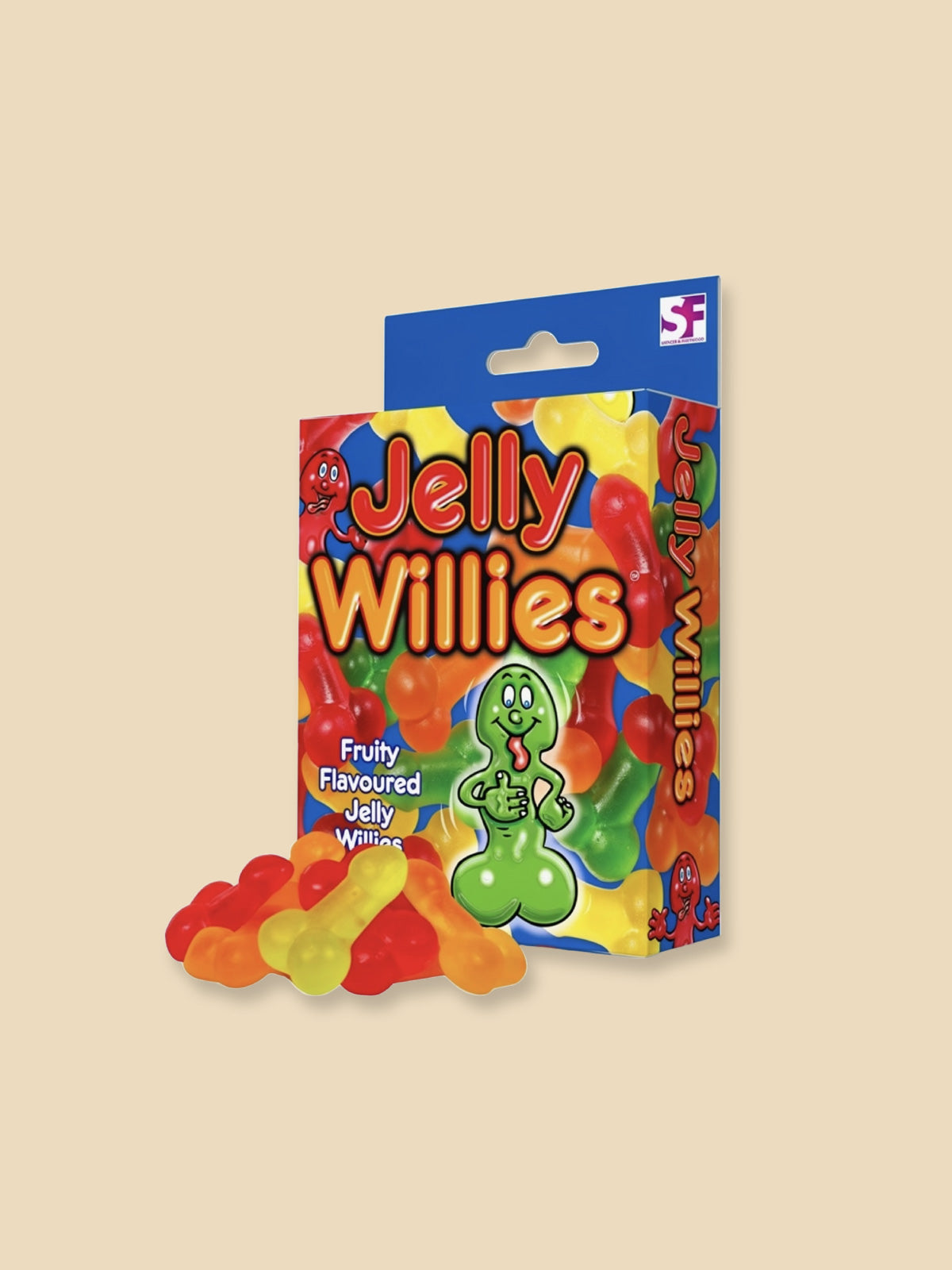 Novelty Shaped Jelly Willy Sweets - 120g