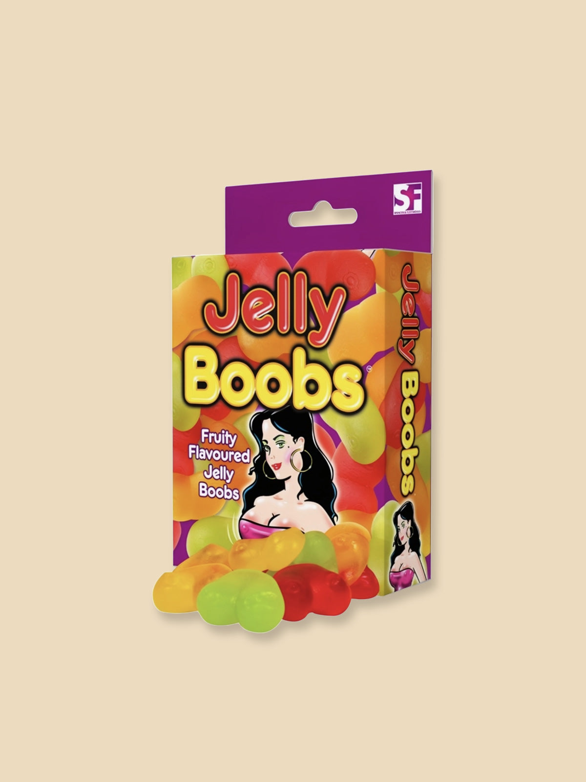 Novelty Jelly Shaped Boobs - 120g