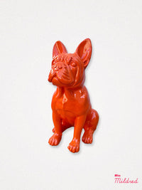 French Bulldog Statue 20cm - Orange