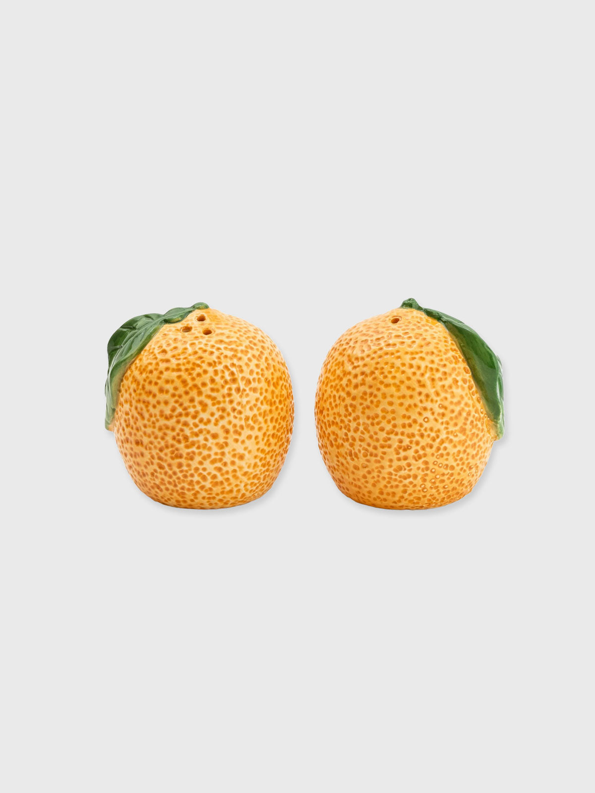 Orange Shaped Salt and Pepper Pots
