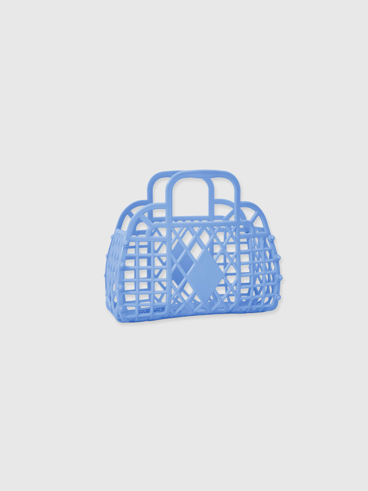Jellies Retro Basket Jelly Bag - Mini - Cornflower Blue