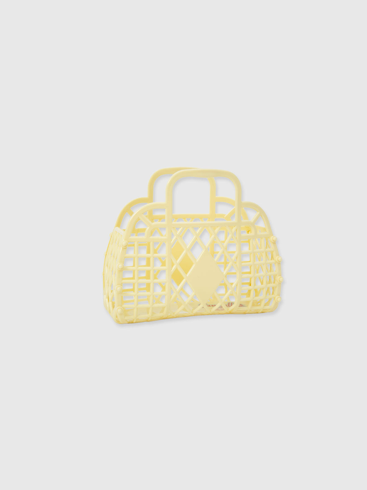 Jellies Retro Basket Jelly Bag - Mini - Primrose Yellow