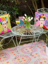 Boho Pink Outdoor Rug