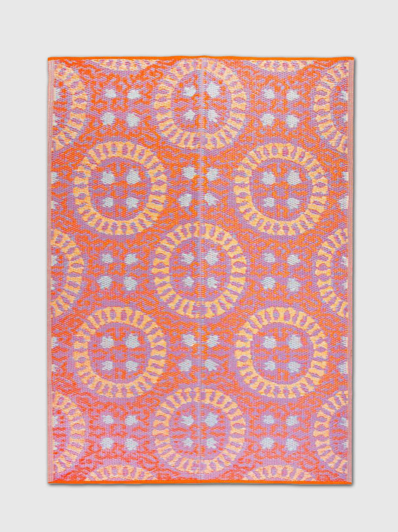 Boho Pink Outdoor Rug
