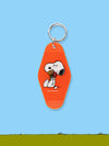 Peanuts X 3P4 Key Tag - Snoopy Flowers