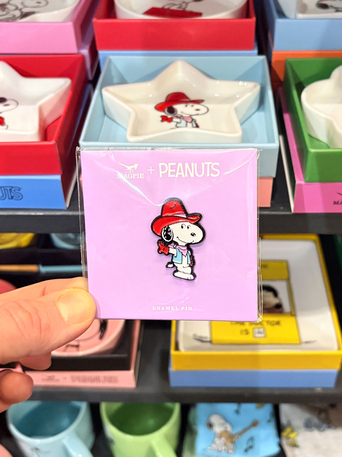 Peanuts Enamel Pin Badge - Howdy Cowboy