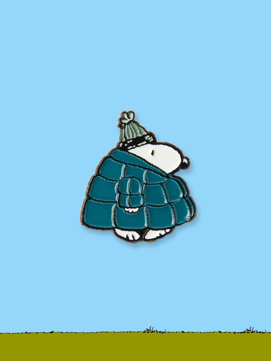 Peanuts Enamel Pin Badge - Snoopy Puffa