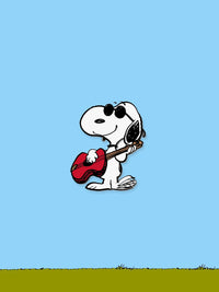 Peanuts Enamel Pin Badge - Guitar