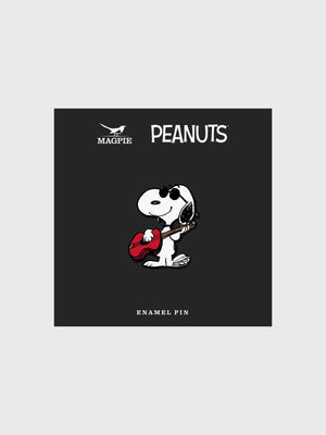 Peanuts Enamel Pin Badge - Guitar