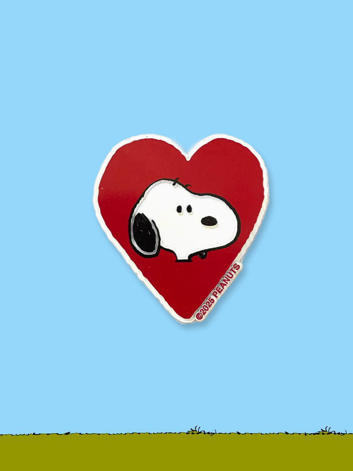 Peanuts X 3P4 Magnet - Snoopy Heart