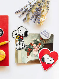 Peanuts X 3P4 Magnet - Snoopy Heart