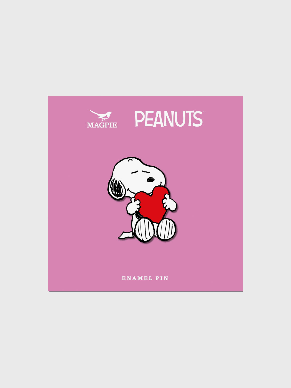 Peanuts Enamel Pin Badge - Snoopy Heart
