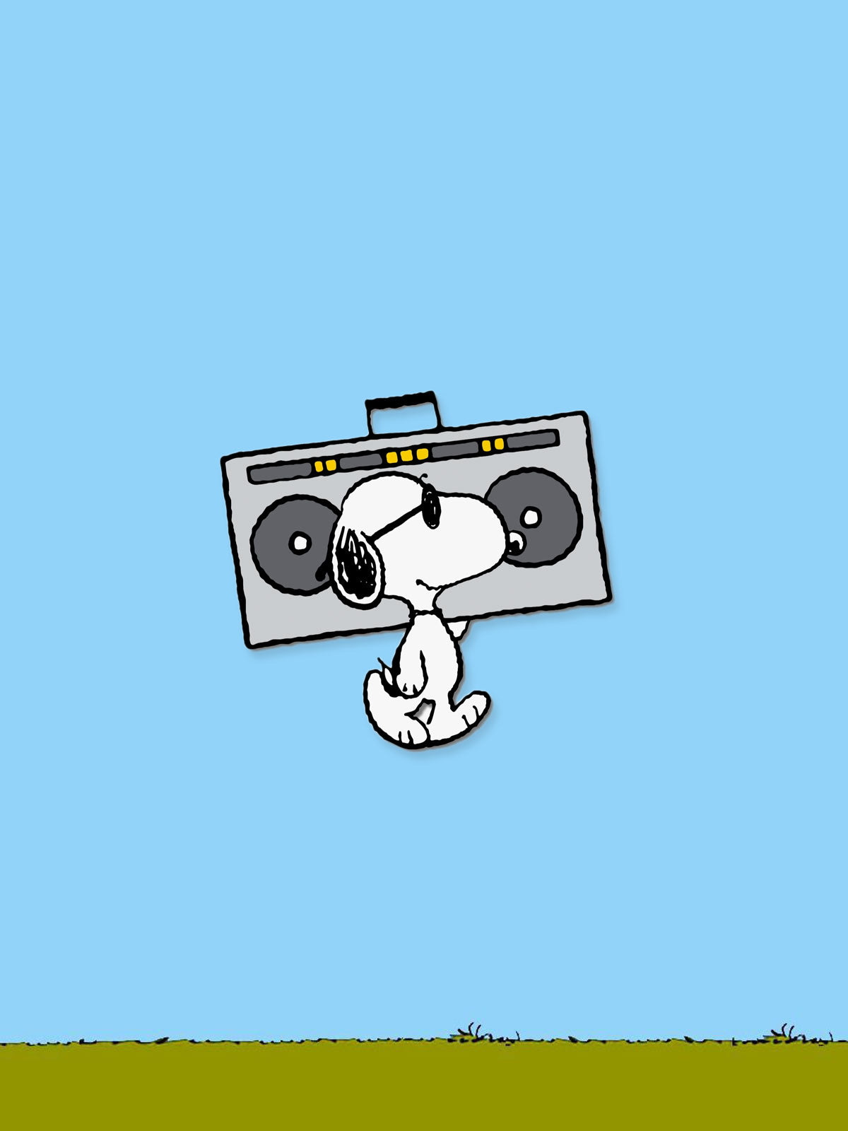 Peanuts Enamel Pin Badge - Music Is Life Boombox