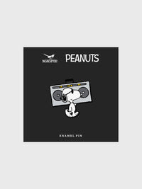 Peanuts Enamel Pin Badge - Music Is Life Boombox