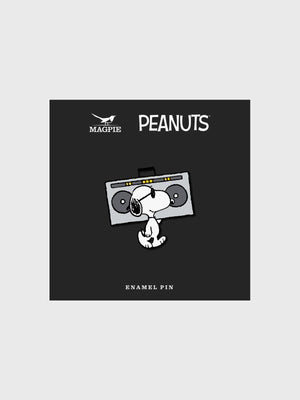 Peanuts Enamel Pin Badge - Music Is Life