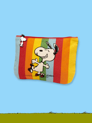 Peanuts Printed Cotton Pouch - Good Times