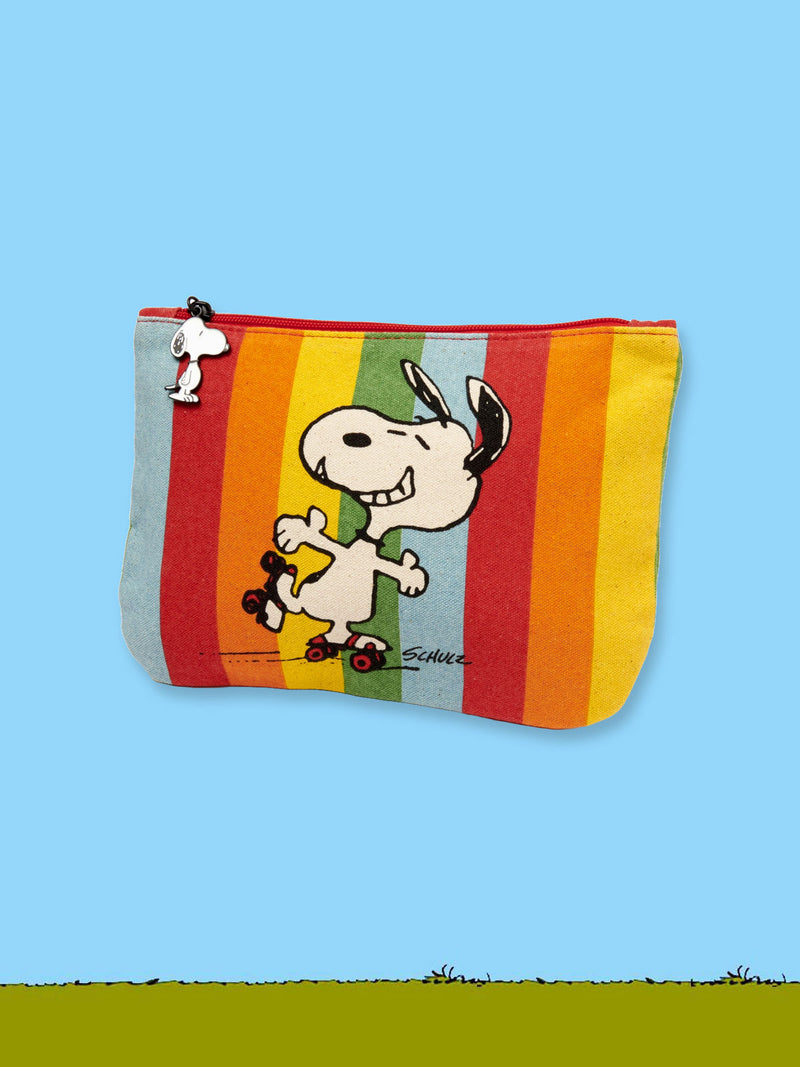 Peanuts Printed Cotton Pouch - Good Times