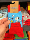 Peanuts Socks -  Snoopy in Love Grey