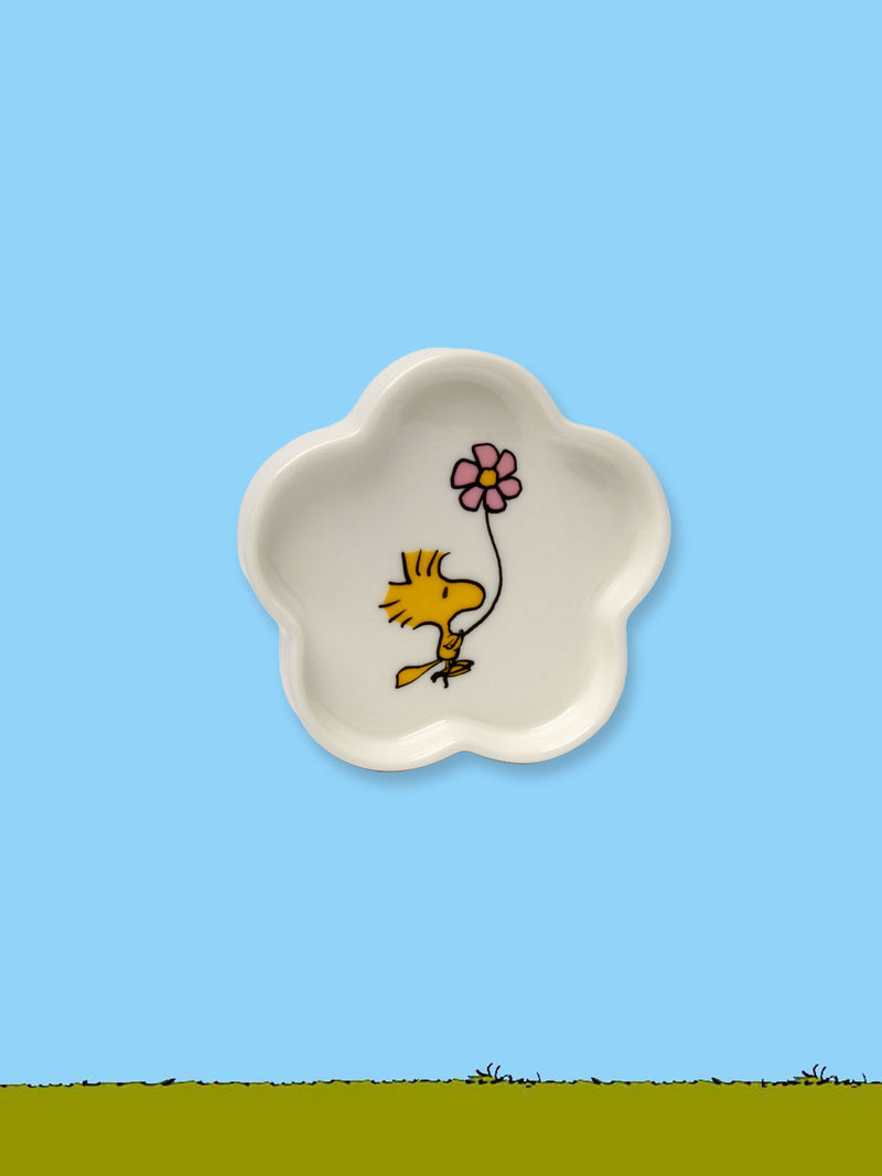 Peanuts Trinket Tray - Woodstock Flowers