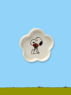 Peanuts Trinket Tray - Snoopy Flowers