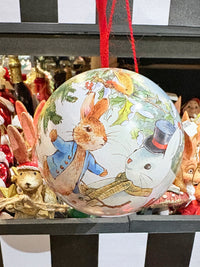 Peter Rabbit Jelly Bean filled Christmas Bauble