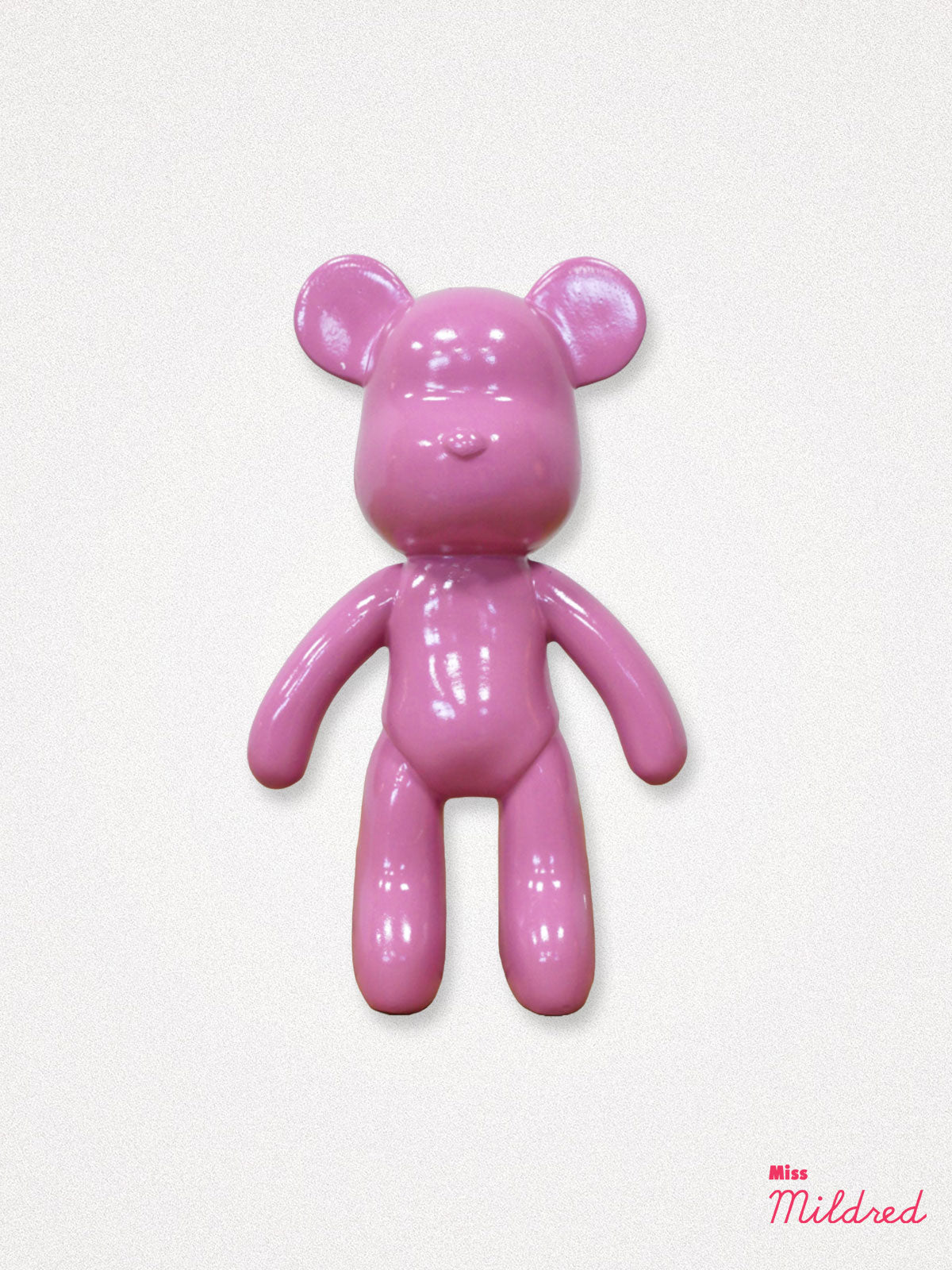 Pink Bear Pop Art Statue