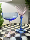 Martini Glass - Pink & Blue