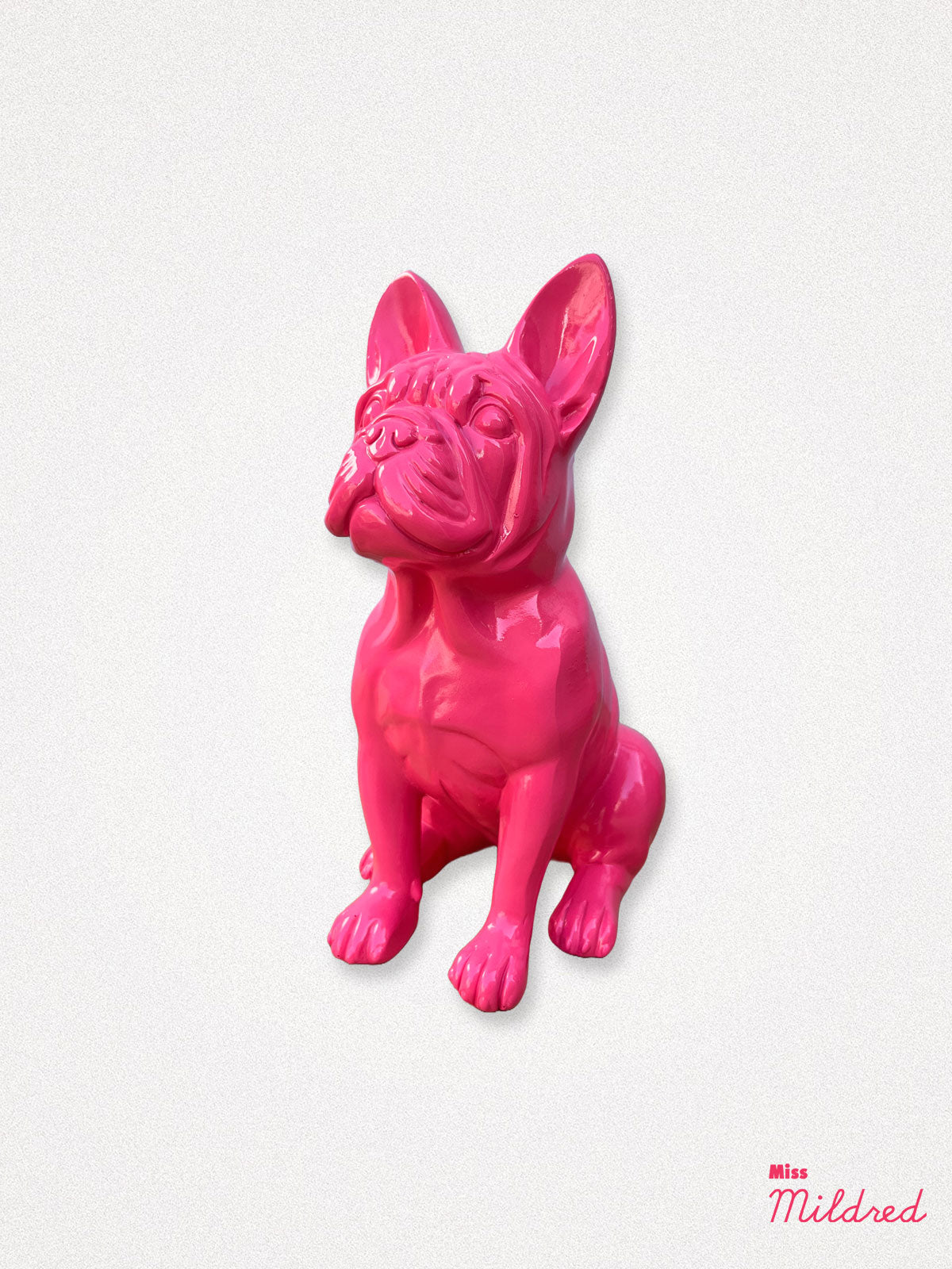 French Bulldog Statue 20cm - Pink
