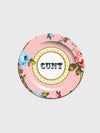 Side Plate 6" - Cunt - Pink