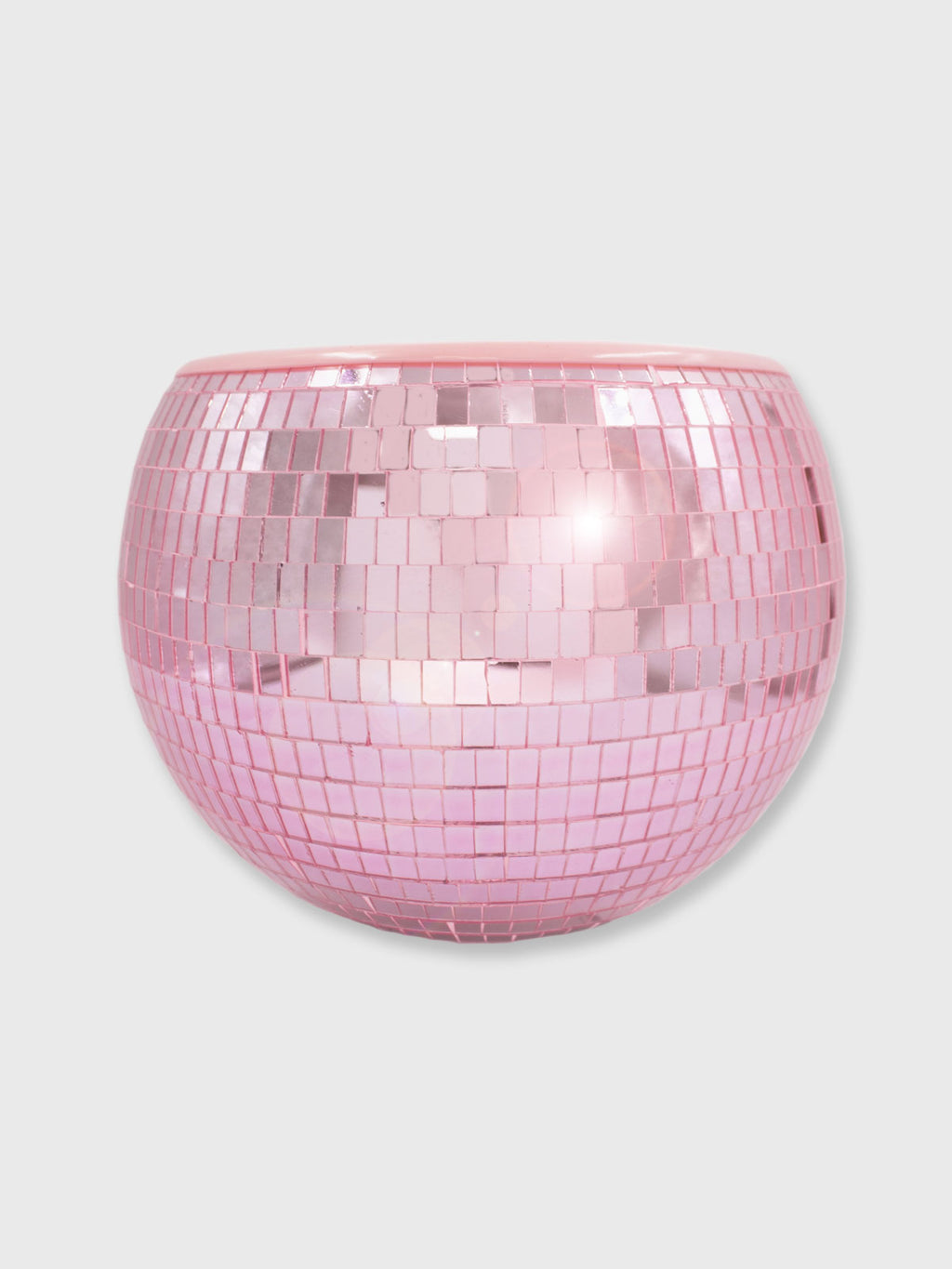 Disco Ball Shaped Ice Bucket - Pink