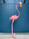 Garden Metal Pink Flamingo - 86cm