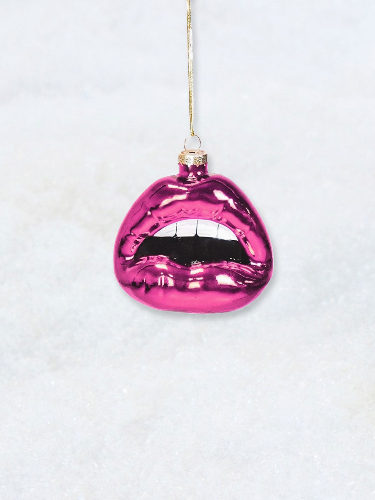 Christmas Decoration - Pink Mouth Lips