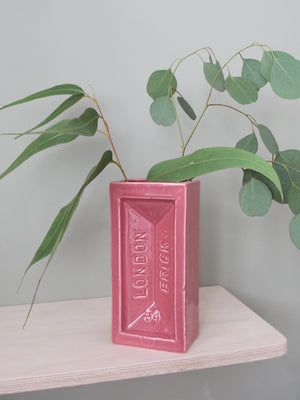 London Brick Vase - Pink